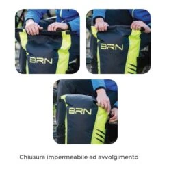Borsa Bici Cicloturismo 20 L BRN Grigia