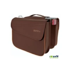 Borse Per Bici Posteriore In Similcuoio Marrone, Borse Bici Eco Pelle Marrone On Line Shop