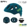 Casco BRN WE Azzuro Opaco, Taglia Unica, 54-58 Cm