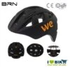 Casco BRN WE Nero Opaco, Taglia Unica, 54-58 Cm