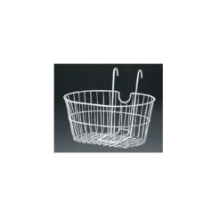 Vendita On Line Cestini Colorati Per Biciclette Cesto Anteriore In Ferro Con Ganci Bianco Negozio Accessori Ciclismo Prezzi