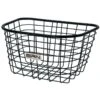 BRN Cesto Anteriore In Ferro Nero Islanda (misure Cm 39x29xh20)