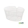Cestini Per Biciclette Cesto Anteriore In Retina Senza Ganci Bianco -Shimanotoz Outlet cesto anteriore in retina senza ganci nero modello eco