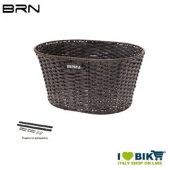 BRN Shop On Line Cestini Per Biciclette Cesto Vintage In Ecopelle Tondo Nero Negozio Accessori Ciclismo Prezzi -Shimanotoz Outlet cesto in ecopelle tondo nero 2