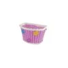 Shop On Line Cestini Per Biciclette Cesto In Plastica Bimbo “Flower” Rosa Con Fascette Negozio Accessori Ciclismo Prezzi -Shimanotoz Outlet cesto in plastica bimbo flower rosa con fascette