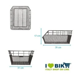 BRN Cesto Posteriore In Retina Trendy Azzurro Per Bicicletta Vendita On Line Accessori Bici E Ricambi Ciclo -Shimanotoz Outlet cesto posteriore in retina trendy blu 1