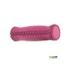 Coppia Manopole In Pelle Con Impunture Vintage, Colore Rosa , Lunghezza 127 Mm Con Forma Ergonomica -Shimanotoz Outlet coppia manopole bici in pelle vintage rosa