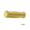 Coppia Manopole In Pelle Con Impunture Vintage, Colore Giallo, Lunghezza 127 Mm Con Forma Ergonomica -Shimanotoz Outlet coppia manopole in pelle vintage giallo