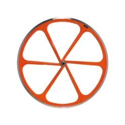 Coppia Ruote Fixed A 6 Razze In Alluminio Fluo Arancio Accessori Fixed Online