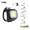 KNOG Fanale Anteriore 20 Lumens Blinder MINI CHIPPY -Shimanotoz Outlet fanale anteriore 20 lumens blinder mini chippy bike shop