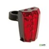 Fanale Posteriore Con 5 Laser Security Shield E 2 Led Rossi Batt Incluse Accessori Bici -Shimanotoz Outlet fanale posteriore con 5 laser e 2 led rossi