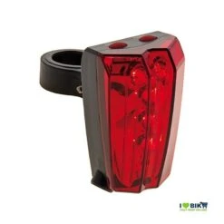 Fanale Posteriore Con 5 Laser Security Shield E 2 Led Rossi Batt Incluse Accessori Bici