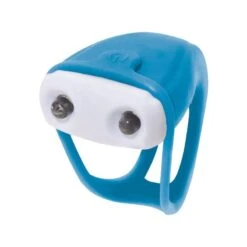 Shop On Line Vendita Fanalino BRN Silicone Pongo Posteriore Azzurro Batterie Incluse Negozio Shop Biciclette