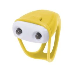 Shop On Line Vendita Fanalino BRN Silicone Pongo Posteriore Giallo Batterie Incluse Negozio Shop Biciclette