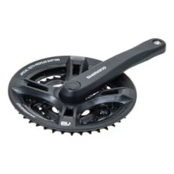 Guarnitura In Alluminio Shimano 42/34/24 Silver(Dx + Sx) Bicicletta Vendita Accessori Bici E Ciclismo