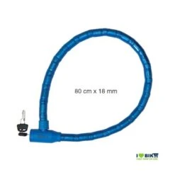 Lucchetto Bici Pitone Doppio Blindo Blu Antifurto Colorato Bici Accessori On Line Shop
