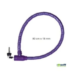 Lucchetto Bici Pitone Doppio Blindo Viola Antifurto Colorato Bici Accessori On Line Shop