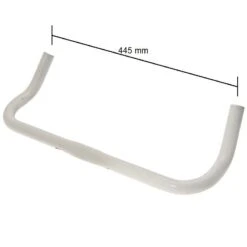 Manubrio Fixed Pista In Alluminio Bianco Bici Vendita On Line Accessori Bicicletta E Componenti Ciclismo -Shimanotoz Outlet manubrio fixed in alluminio bianco 1