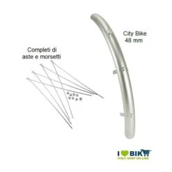 Parafanghi ABS Con Attacchi “Cristina” 28 City-Bike Per Bicicletta Vendita On Line Accessori E Parafanghi Per Bici Di Ogni Model