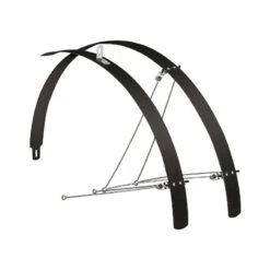 Parafanghi Bici Piatti Alluminio Neri 42mm Online Shop