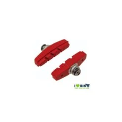 Pattini Per Freno Bici Corsa E Fixed In Gomma Rossi Pattino Freni Colorati