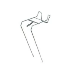 Portapacco Portacesto Con Portafanale Centrale 28 Silver Per Bicicletta Vendita Accessori Bici