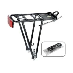 Portapacco In Alluminio Universale Nero Registrabile Accessori Biciclette Vendita Componeti Bici On Line