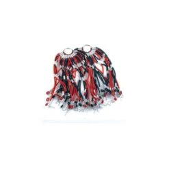 Rete In Elastico Rossa/nera A Striscie Per Bicicletta, Rete Per Ruota Bici Colorata, Consulta La Vasta Gamma Dui Accessori Bici