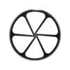 Ruota Anteriore Fixed A 6 Razze In Alluminio Nero Fixed Bike Shop -Shimanotoz Outlet ruota anteriore fixed a 6 razze in alluminio nero