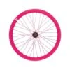 Ruota Posteriore Fixed Profilo 43 Mm In Alluminio Fuxia Rosa Fluo Fixed Bike Shop -Shimanotoz Outlet ruota fixed posteriore fuxia rosa fluo cerchio 43 mm