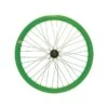 Ruota Posteriore Fixed Profilo 43 Mm In Alluminio Verde Fluo Fixed Bike Shop