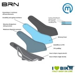 Sella 273x195 Mm Memory Foam, Uomo -Shimanotoz Outlet sella 273x195 mm memory foam uomo shop 2